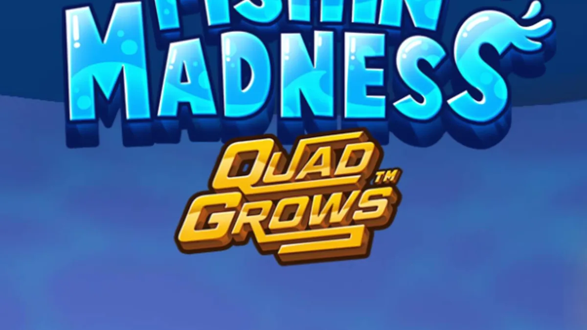 Fishin’ Madness Quadgrows slot underwater theme with expanding reels