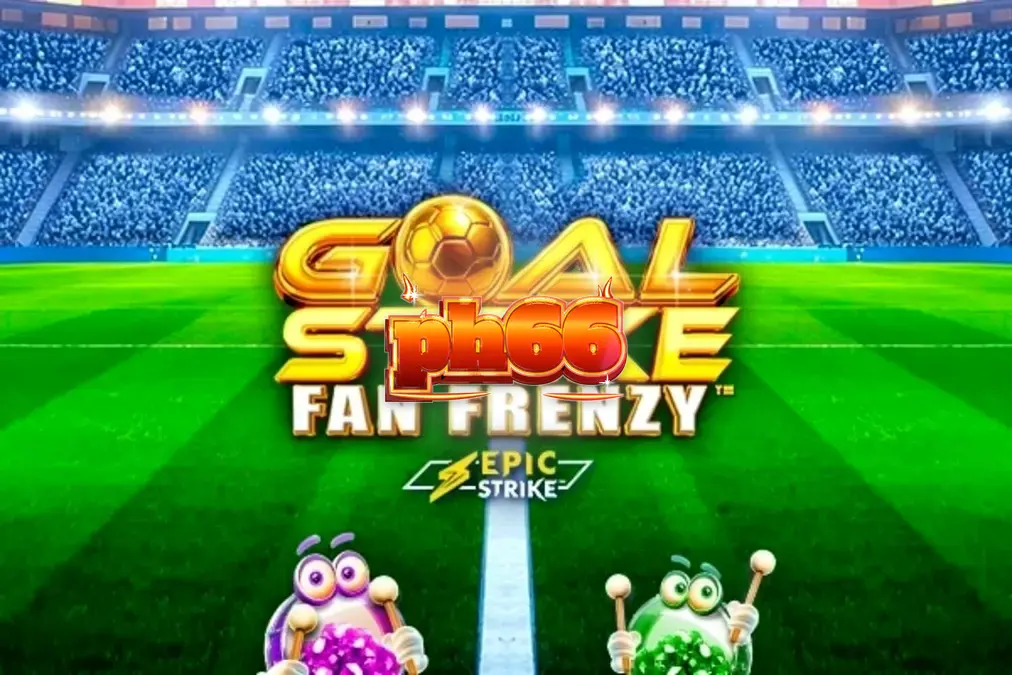 Isang makulay na stadium background para sa Goal Strike Fan Frenzy slot